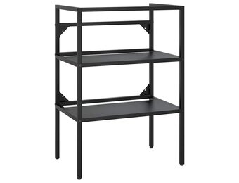 VidaXL Wastafelframe Zwart IJzer 59x38x83 cm - 34% Korting!