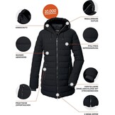 Dames Parka met Capuchon - Waterafstotend & Winddicht