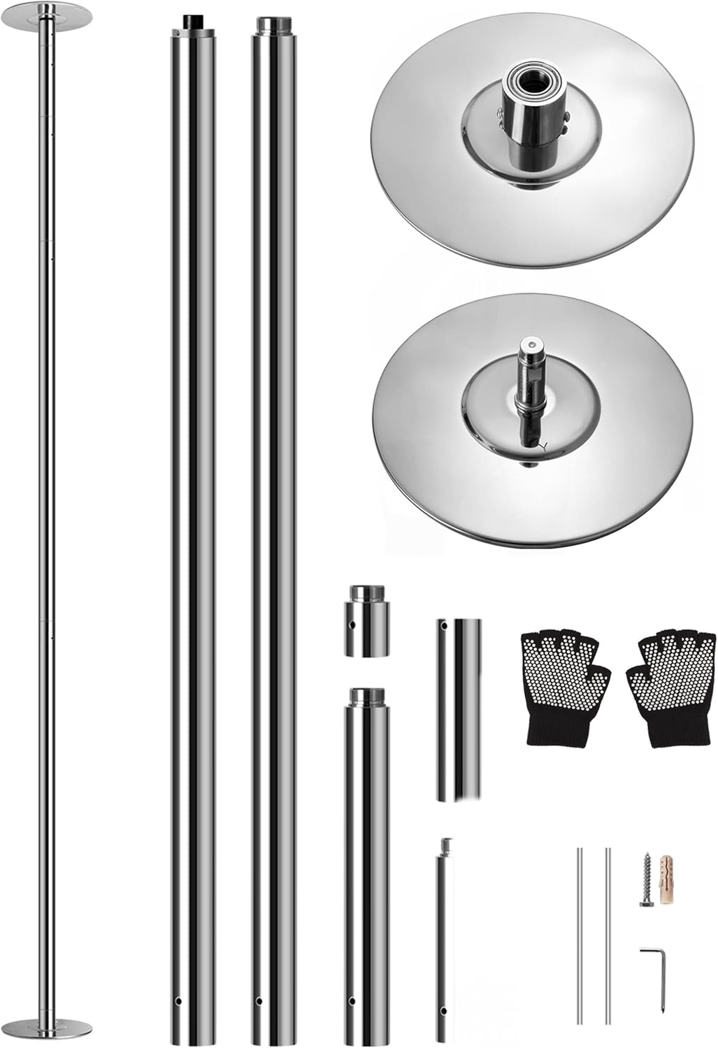 Professionele Danspaal RVS (45mm) - 30% Korting
