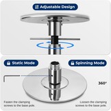 Professionele Danspaal RVS (45mm) - 30% Korting