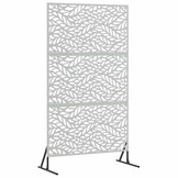Privacyscherm Gegalvaniseerd Staal 100x50x180 cm Zilver - 34% Korting