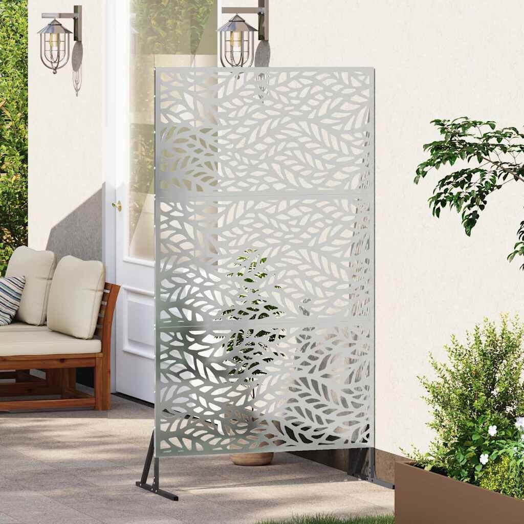 Privacyscherm Gegalvaniseerd Staal 100x50x180 cm Zilver - 34% Korting