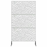 Privacyscherm Gegalvaniseerd Staal 100x50x180 cm Zilver - 34% Korting