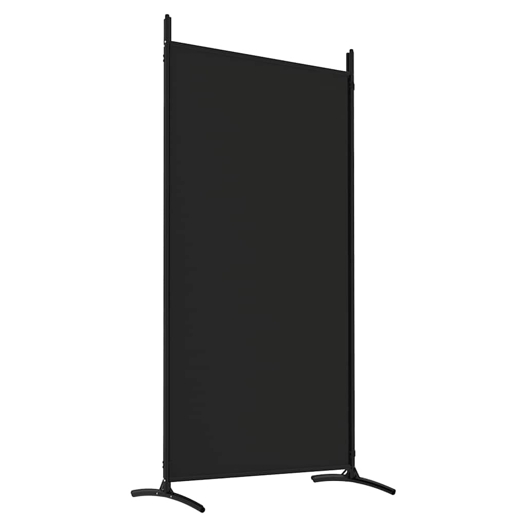 vidaXL Kamerscherm 4 panelen 346x180cm Stof Zwart - 34% Korting