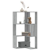 VidaXL Hoekboekenkast 3-laags Grijs Sonoma 50x50x102 cm - 33% Korting