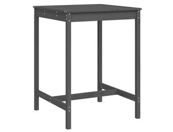 Grijze Tuintafel Grenenhout Massief 82,5x82,5x110 cm - 46% Korting