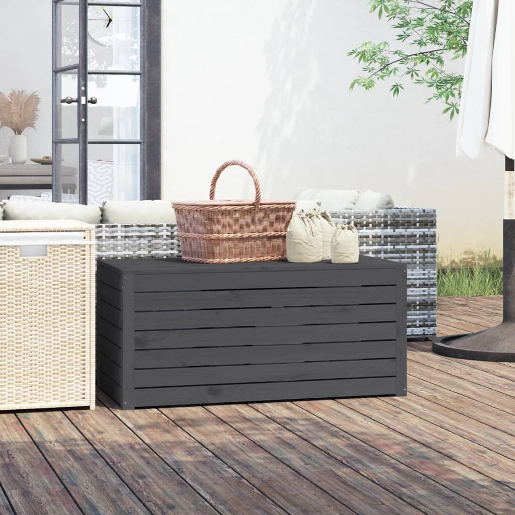 VidaXL Tuinbox Grenenhout Grijs - 34% Korting!