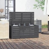 VidaXL Tuinbox Grenenhout Grijs - 34% Korting!