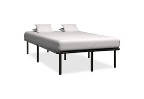 vidaXL Bedframe Metaal Zwart 160x200 cm - 34% Korting!