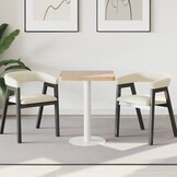 VidaXL Bistrotafel 60x60cm, MDF Lichtbruin - 59% Korting