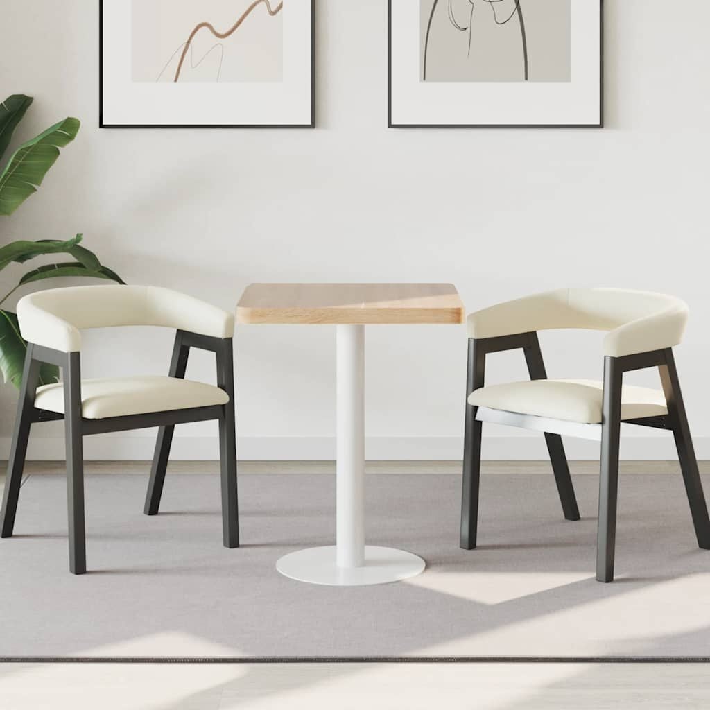 VidaXL Bistrotafel 60x60cm, MDF Lichtbruin - 59% Korting