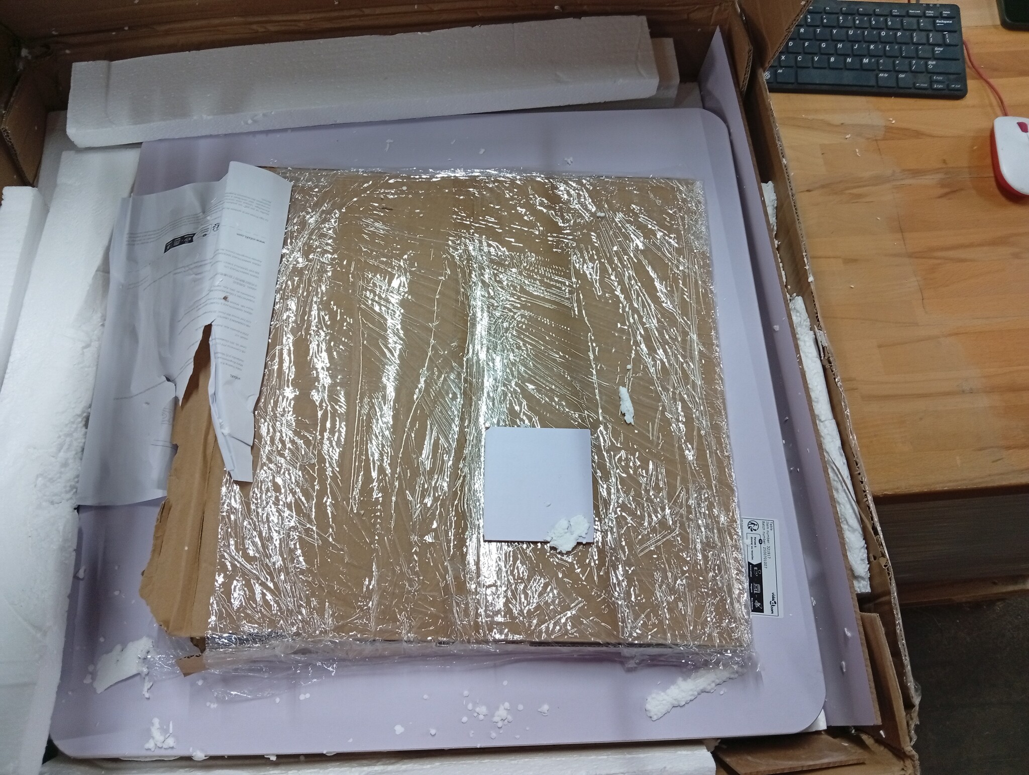 VidaXL Bistrotafel 60x60cm, MDF Lichtbruin - 59% Korting