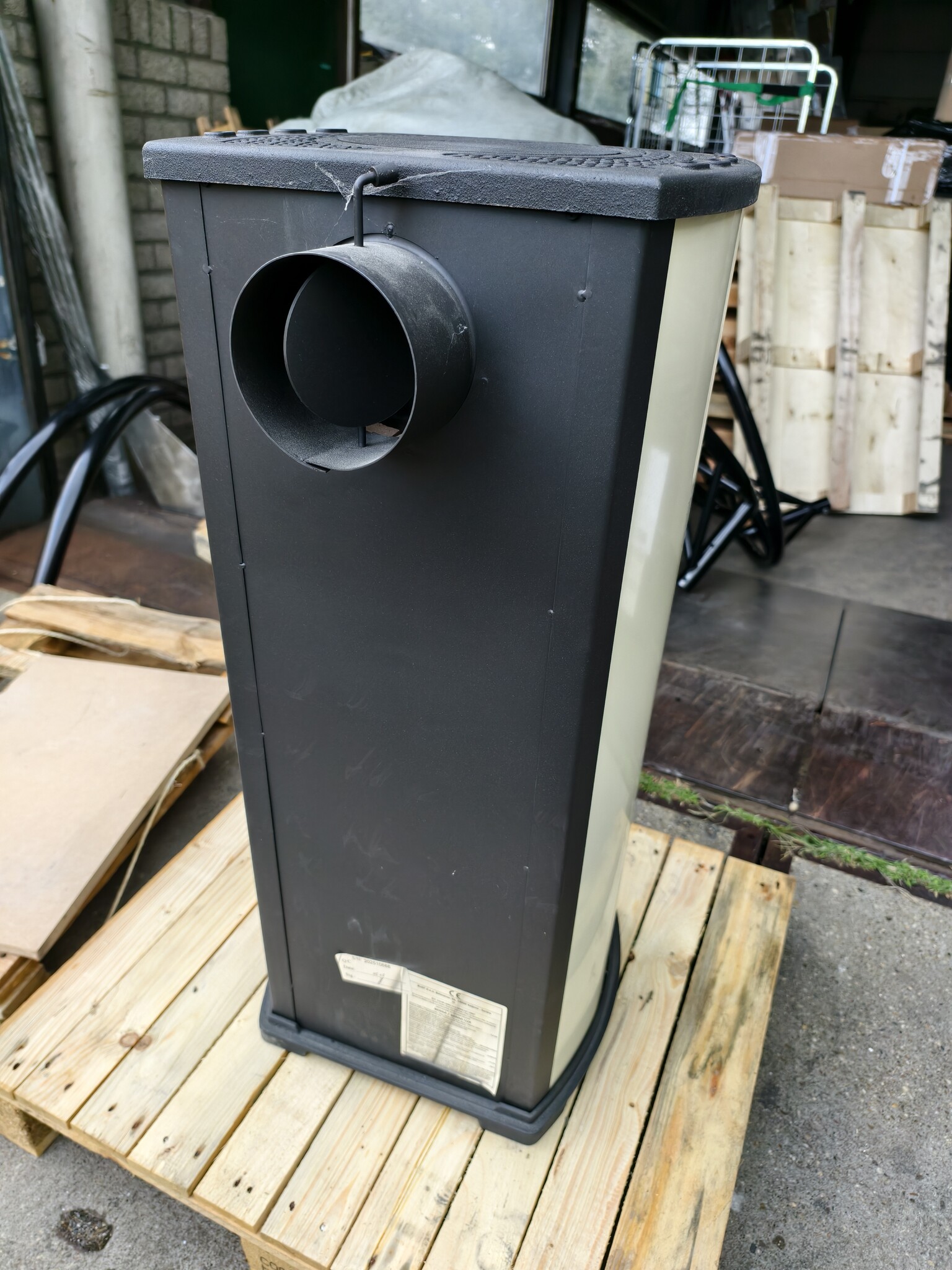 Houtkachel Staal/Gietijzer Vrijstaand 8,5kW - 50% Korting