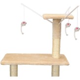 XXL Kattenboom 135cm Beige - Met Korting!