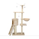 XXL Kattenboom 135cm Beige - Met Korting!