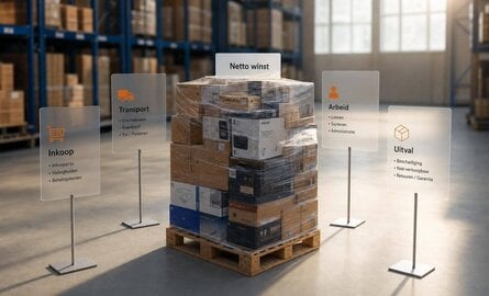 Retourpartijen opkopen: wat kost een pallet en wat houd je eraan over?