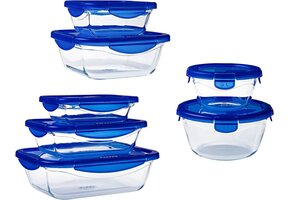 Voedselcontainer Glas Transparant 30 x 23 x 9 cm