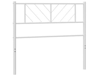 Hoofdbord Metaal Wit 90 cm - 74% Korting!