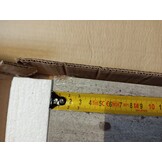 Zwevend Wandschap 90cm - Betongrijs MDF met Schade