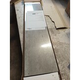 Zwevend Wandschap 90cm - Betongrijs MDF met Schade