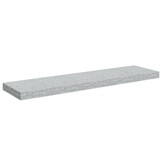 Zwevend Wandschap 90cm - Betongrijs MDF met Schade
