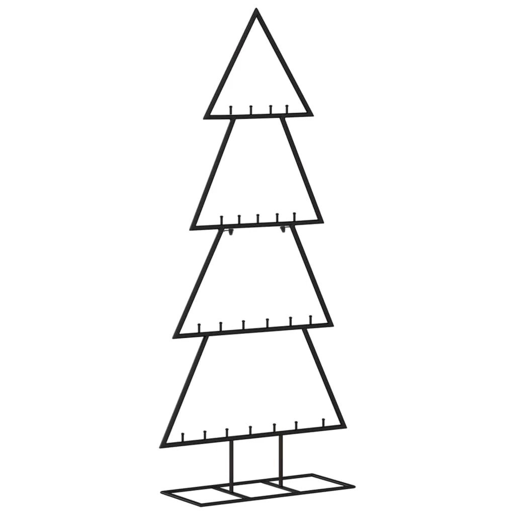 Metalen Kerstboom Frame Zwart - 125 cm - 78% Korting
