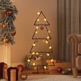Metalen Kerstboom Frame Zwart - 125 cm - 78% Korting