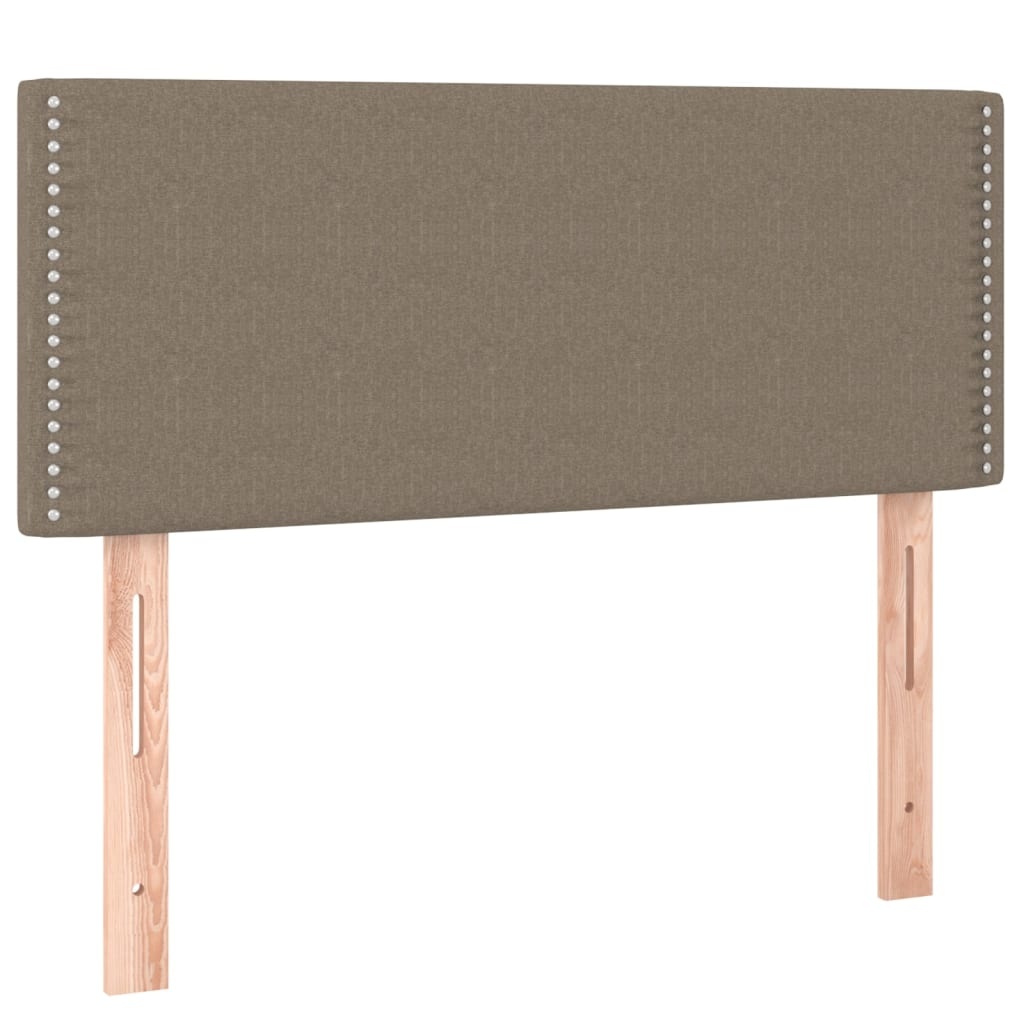 vidaXL Hoofdbord 100x5x78/88 cm stof taupe