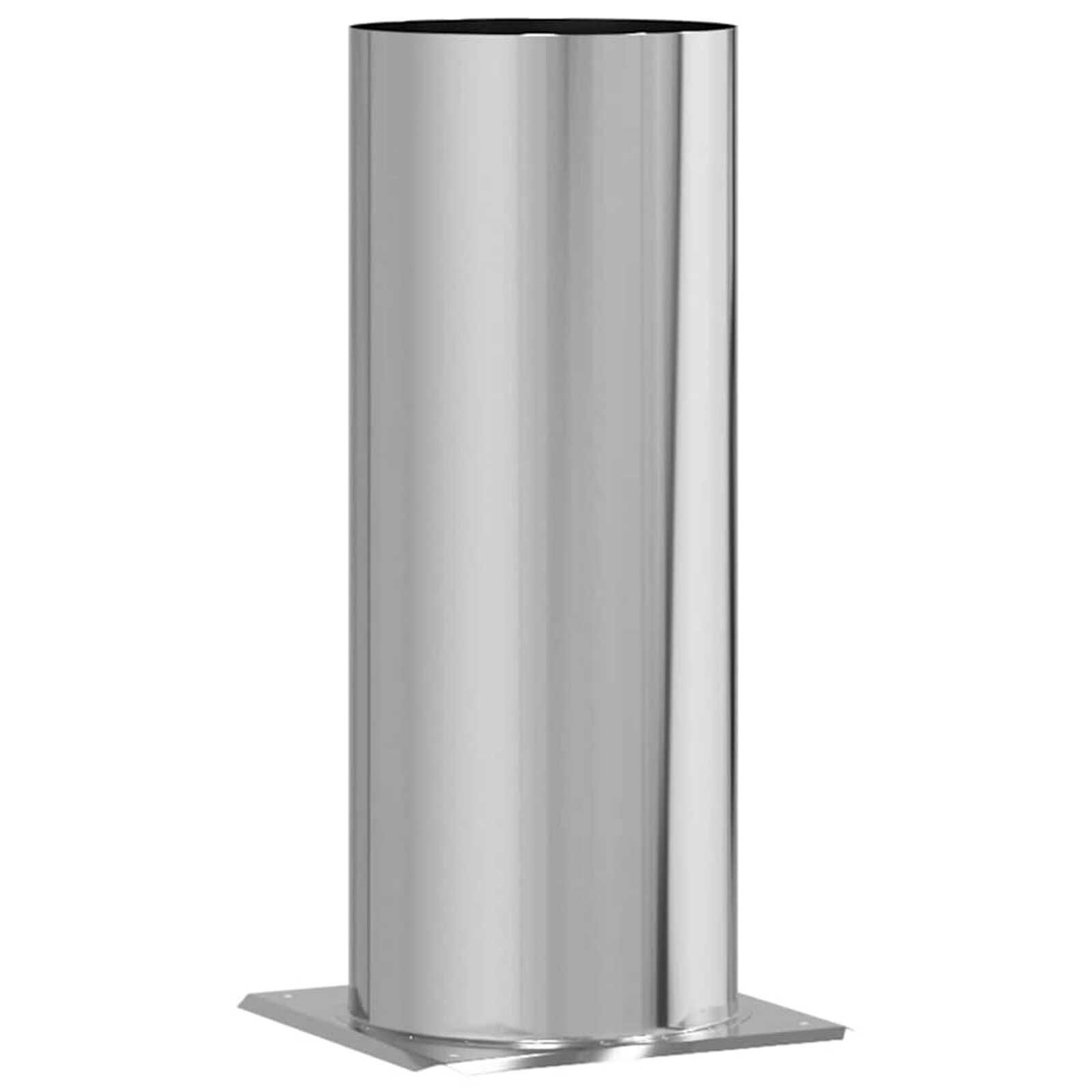 vidaXL Schouwkap Verlenging Zilver 31x31x50cm (84% Korting!)