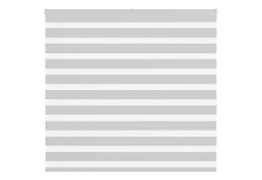 Lichtgrijs Zebra Rolgordijn - 155x100 cm - 53% Korting