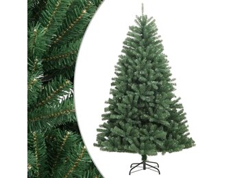 Kunstkerstboom met scharnieren, 210 cm groen (80% korting)