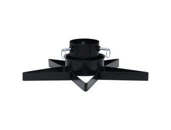 Kerstboomstandaard Zwart Metaal - 47x47x13,5 cm met Waterreservoir