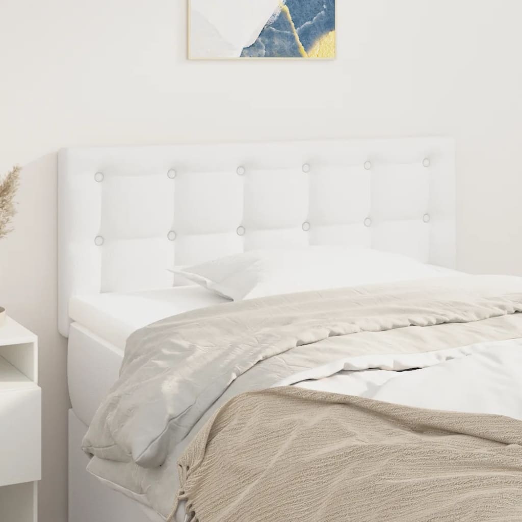 VidaXL Hoofdbord Kunstleer Wit 80x5x78/88 cm - 78% Korting!
