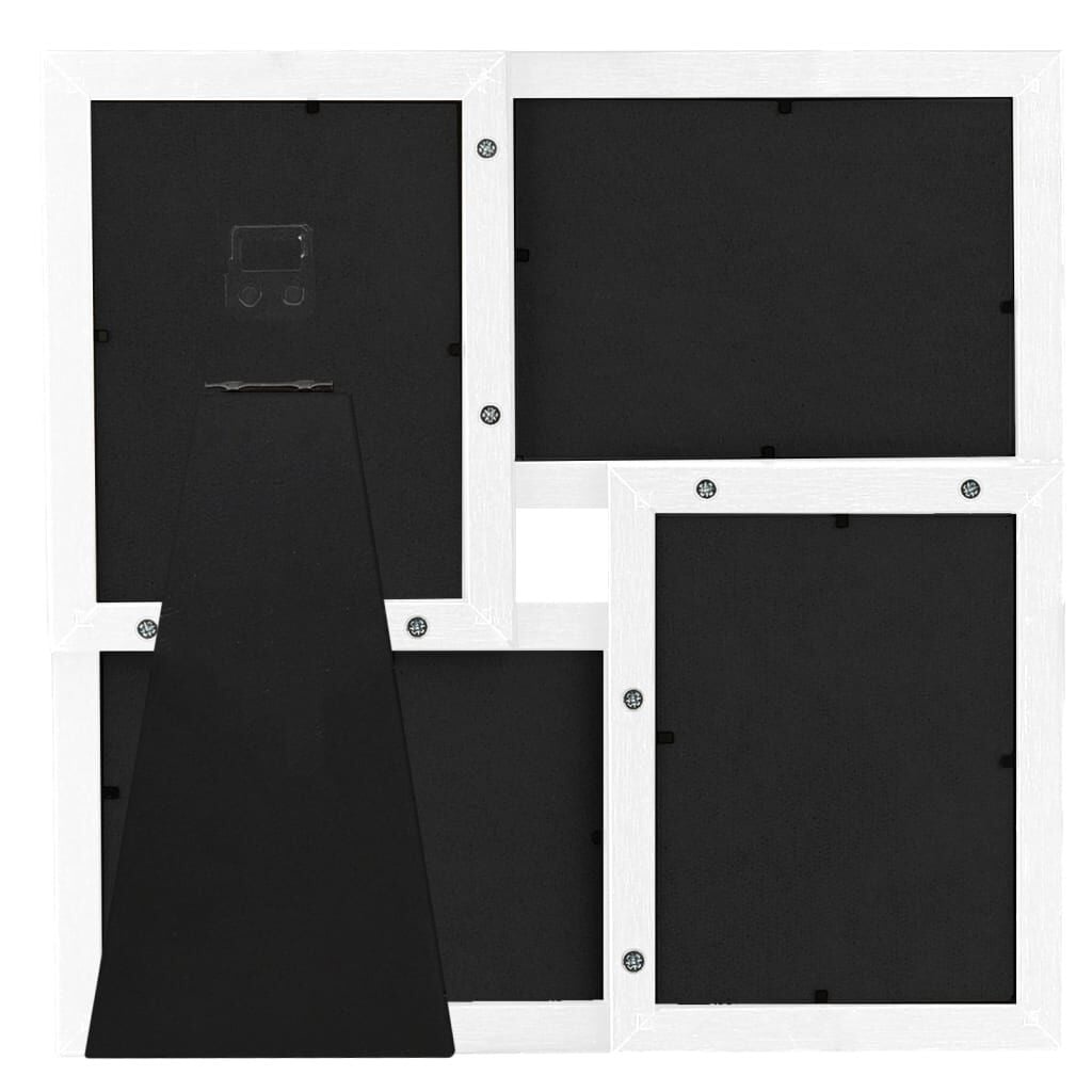 vidaXL Fotolijst 4x 13x18cm Foto's MDF Wit - 74% Korting