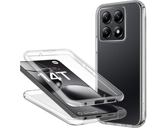 Transparant Hoesje Xiaomi 14T Pro: 360° Bescherming & Ingebouwde Screenprotector (76% Korting)
