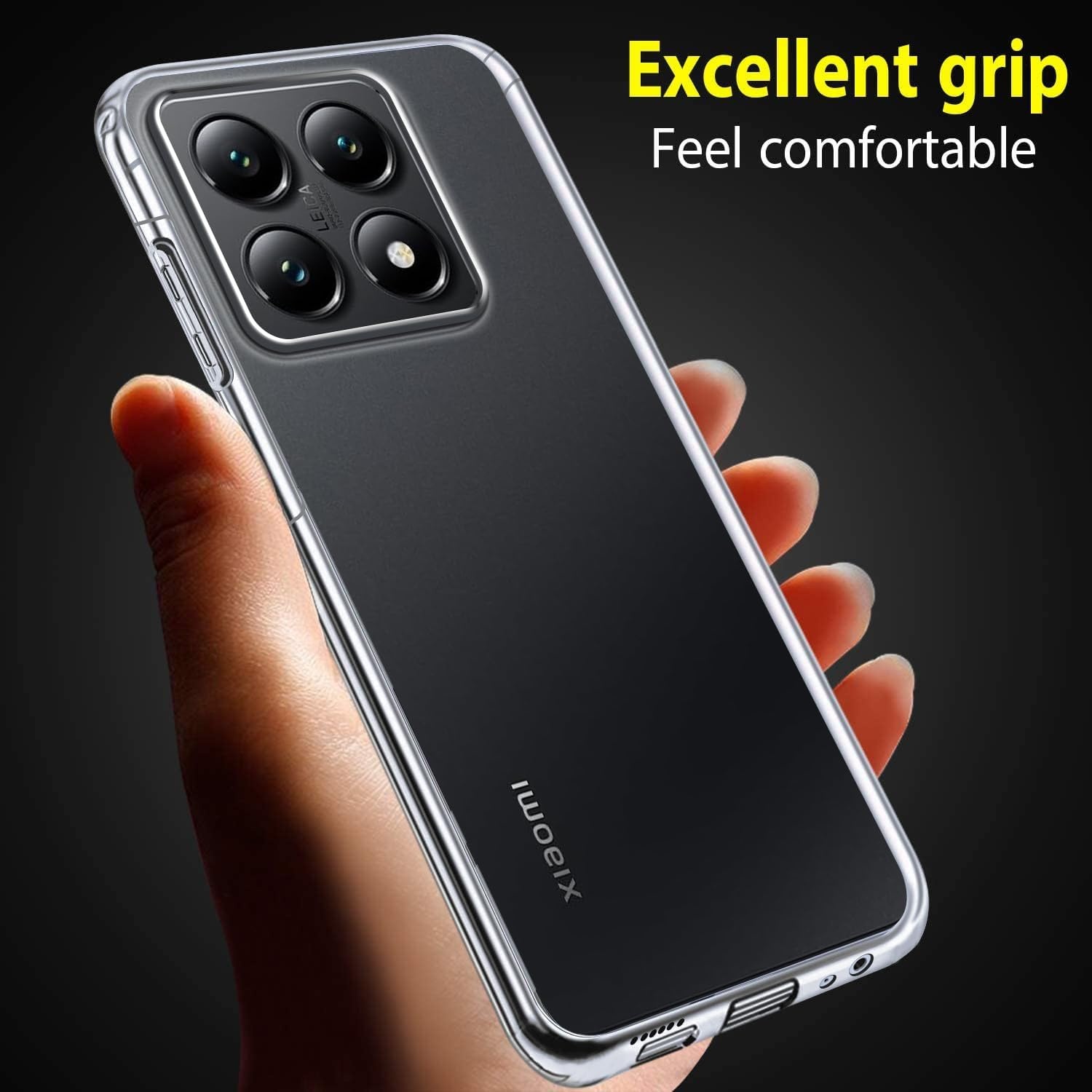 Transparant Hoesje Xiaomi 14T Pro: 360° Bescherming & Ingebouwde Screenprotector (76% Korting)