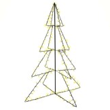 Kerstboom Kegel 240 LED's 115x150cm Binnen/Buiten - 78% Korting