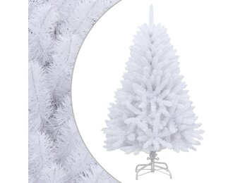 Gescharnierde Kunstkerstboom 120 cm Wit - 79% Korting