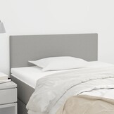 Hoofdbord Stoffen 90x5x78/88cm Lichtgrijs - 77% Korting!
