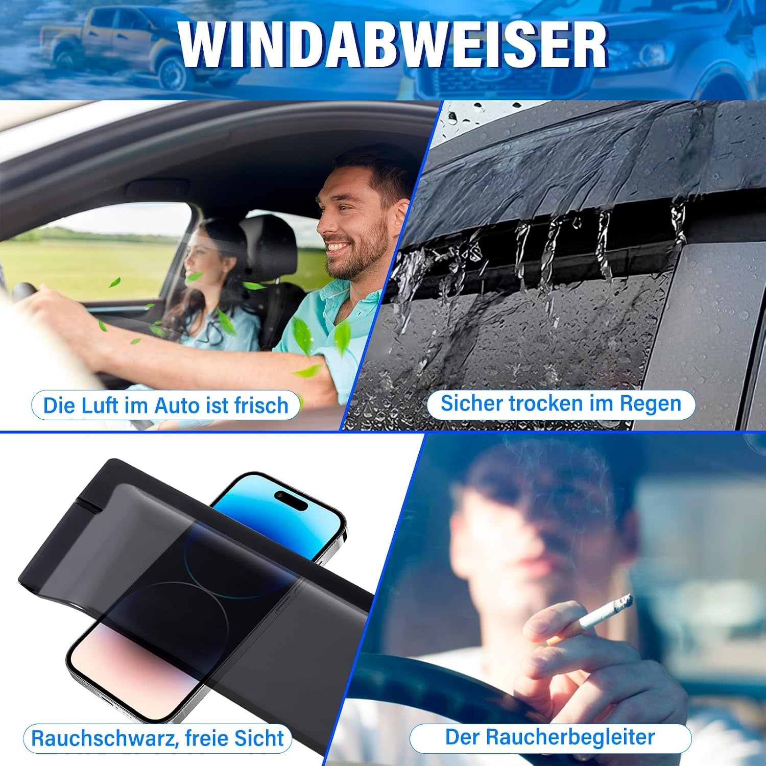 Windgeleiders Ford Ranger 2012-2022 - 82% Korting!