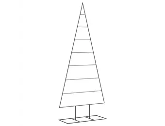 Metalen Kerstboom 180 cm Zwart - 80% Korting