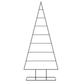 Metalen Kerstboom 180 cm Zwart - 80% Korting