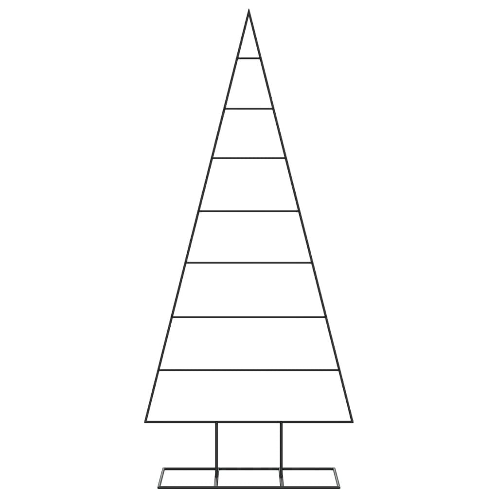 Metalen Kerstboom 180 cm Zwart - 80% Korting