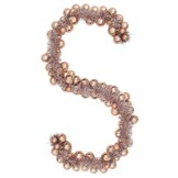84% Korting: Rose Gold Kerstbal Guirlande 186 cm