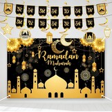 Ramadan Decoratieset: Grote Eid Banner & Slinger (76% Korting)