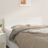 VidaXL Hoofdborden Kunstleer Wit - 2 Stuks (72x5x78/88 cm) - 79% Korting