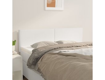 VidaXL Hoofdborden Kunstleer Wit - 2 Stuks (72x5x78/88 cm) - 79% Korting