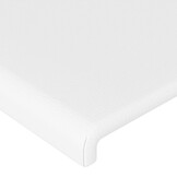 VidaXL Hoofdborden Kunstleer Wit - 2 Stuks (72x5x78/88 cm) - 79% Korting