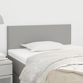 Lichtgrijs Hoofdbord 100x5x78/88 cm - 77% Korting!