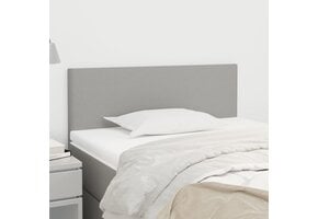 Lichtgrijs Hoofdbord 100x5x78/88 cm - 77% Korting!